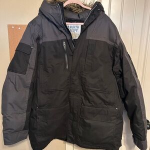 Eddie Bauer Black North Slope Heavy Winter Jacket